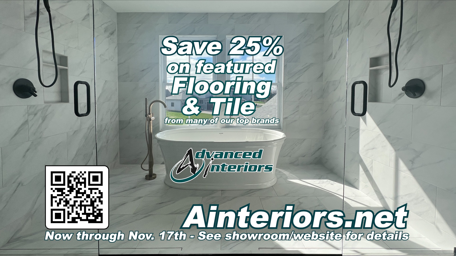 Lock in 25% Off Featured Flooring & Tile at Advanced Interiors!